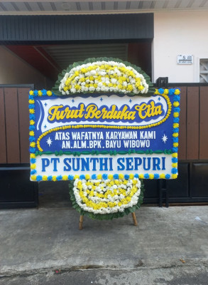 Papan Bunga Duka di Dipa